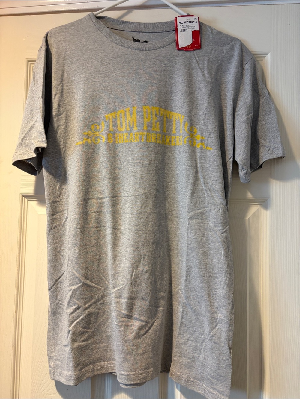American Needle Tee with Yellow Tom Petty Graphic in Gray M